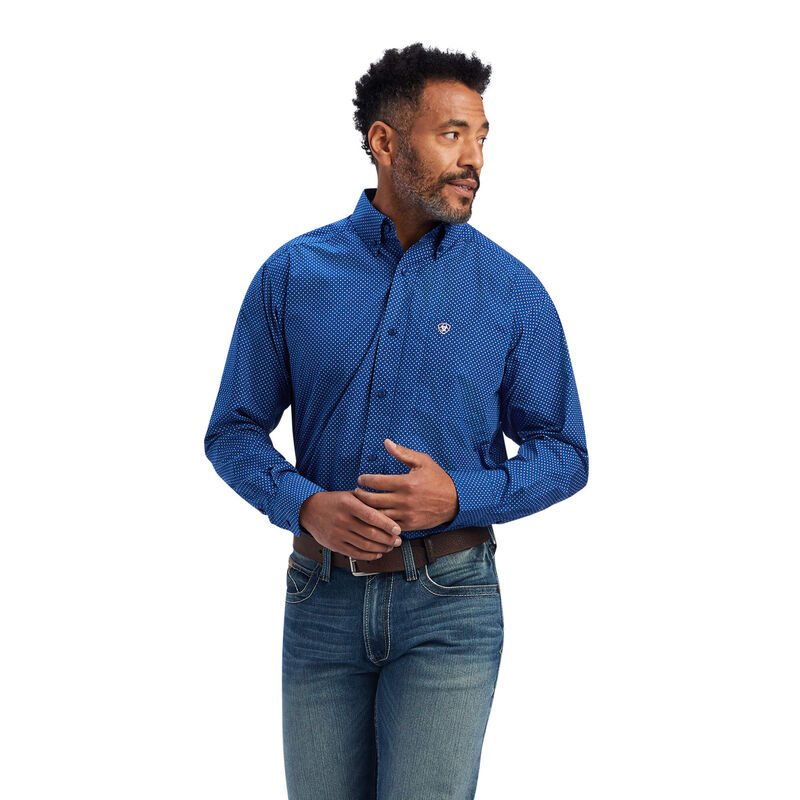 Ariat Hemden Herren - Benedict Classic Fit Blau ( GAYZS-3816 )